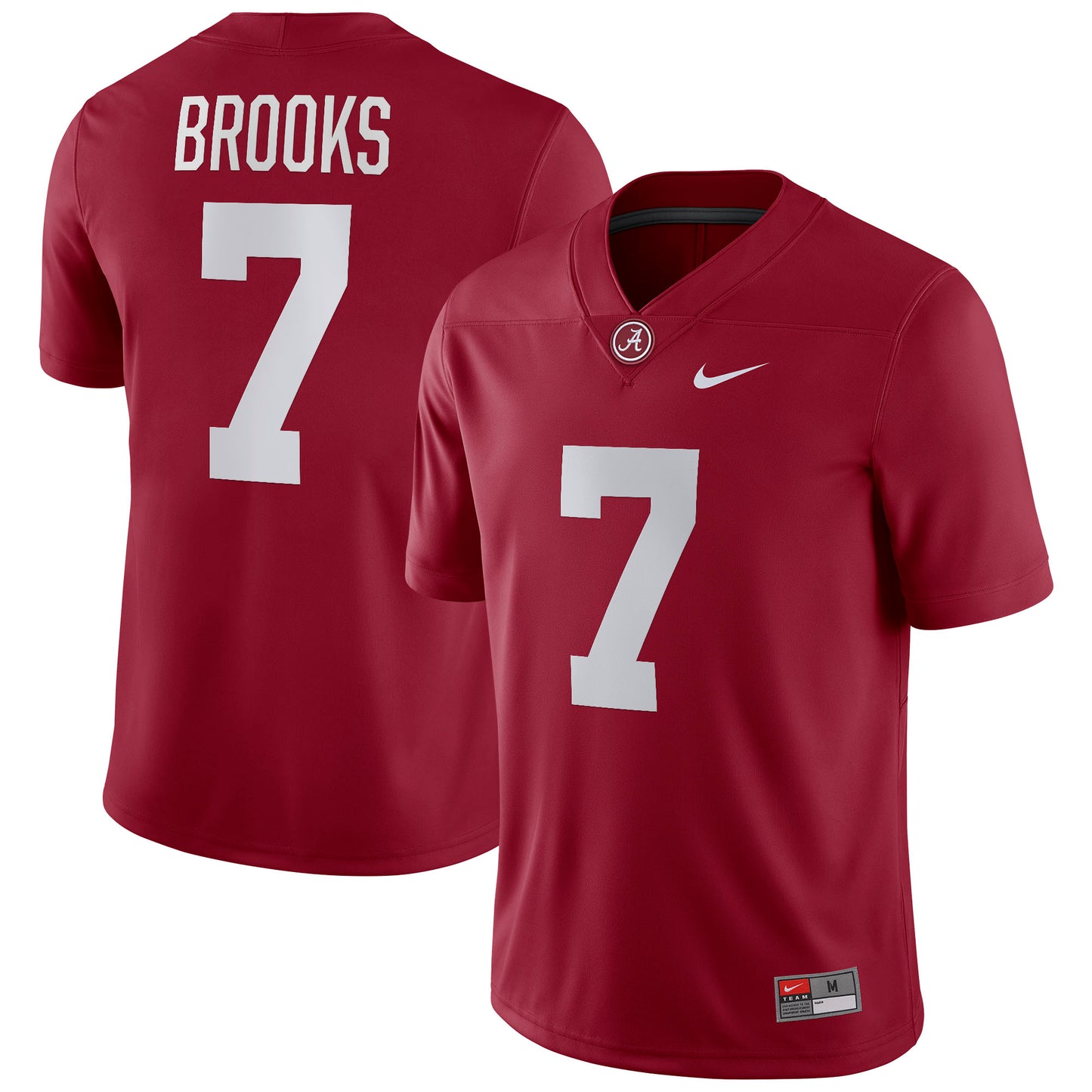 Men's Nike Ja'Corey Brooks Crimson Alabama Crimson Tide NIL Replica Football Jersey