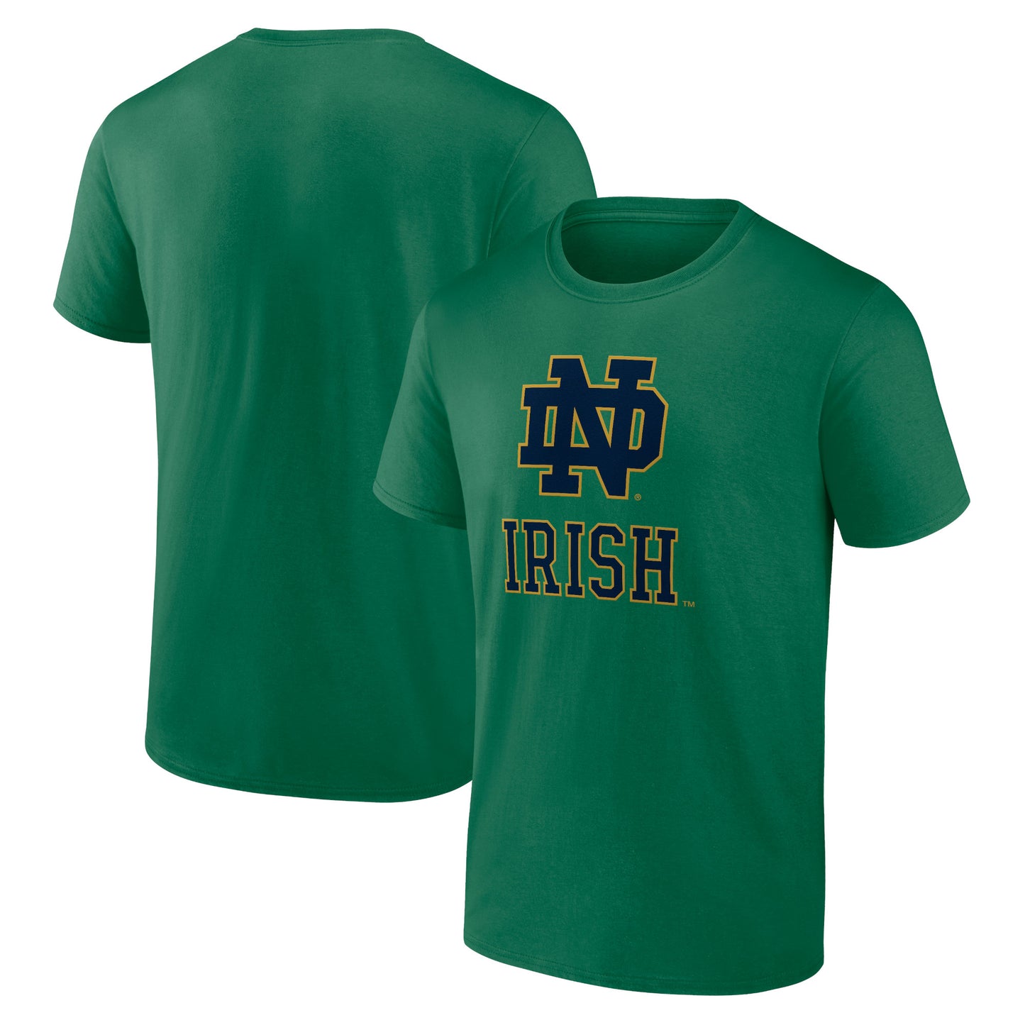 Men's Green Notre Dame Fighting Irish Logo T-Shirt