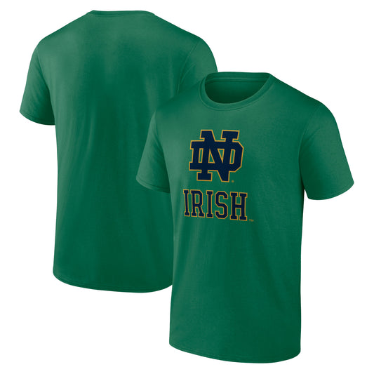 Men's Green Notre Dame Fighting Irish Logo T-Shirt