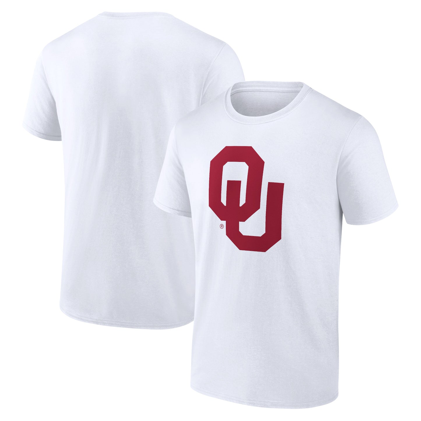 Men's White Oklahoma Sooners Logo T-Shirt