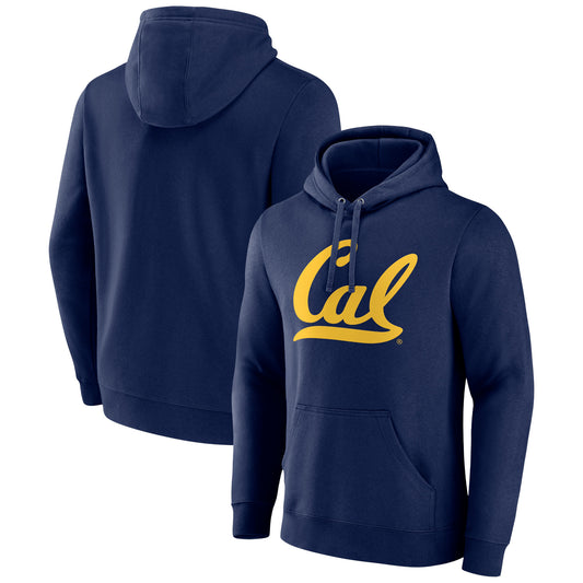 Men's Navy Cal Bears Logo Pullover Hoodie