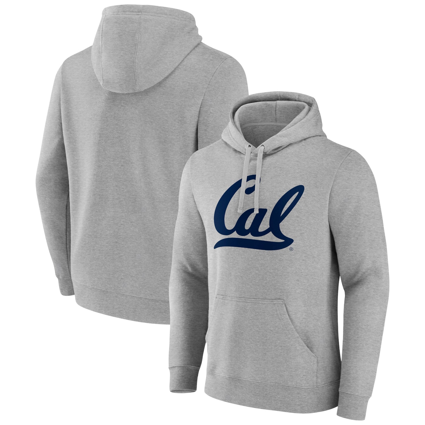 Men's Gray Cal Bears Logo Pullover Hoodie