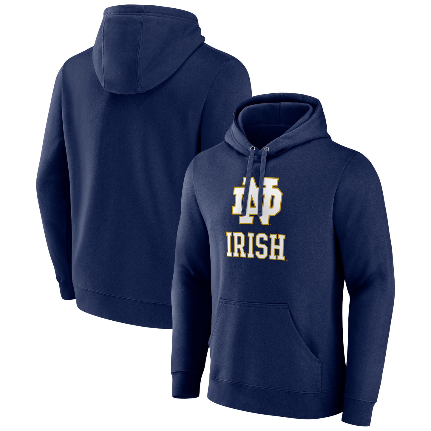 Men's Navy Notre Dame Fighting Irish Logo Pullover Hoodie