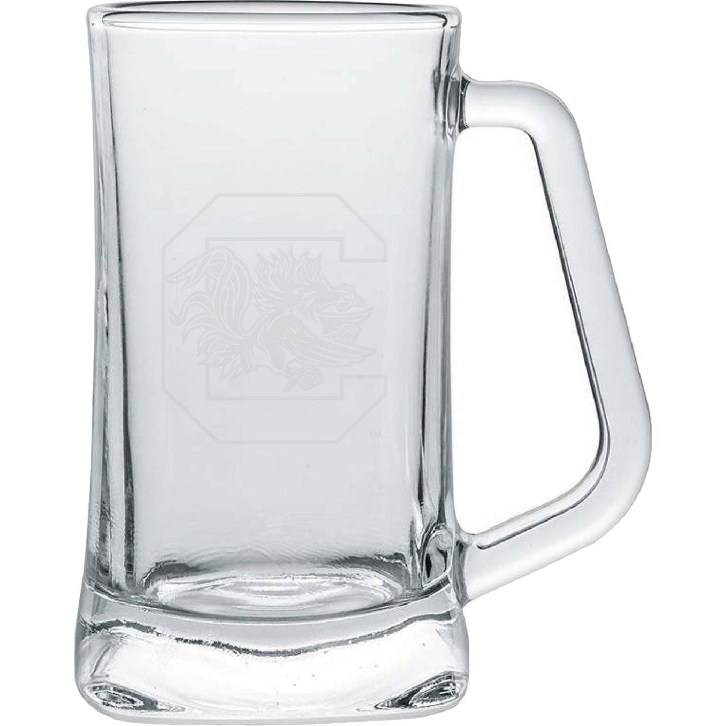 South Carolina Gamecocks 15oz. Frost Etch Glass Tankard