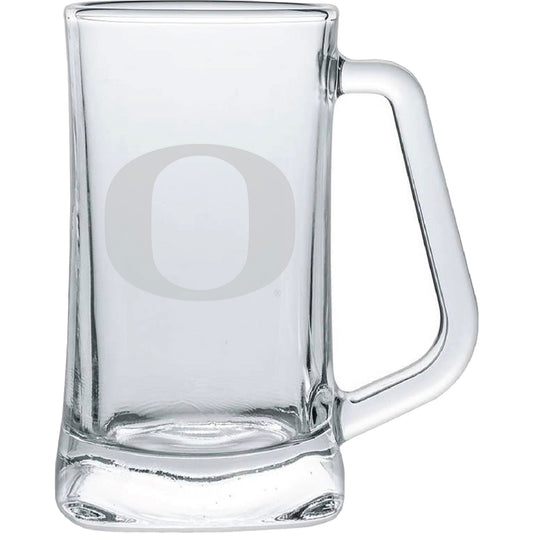 Oregon Ducks 15oz. Frost Etch Glass Tankard