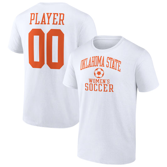 Men's White Oklahoma State Cowgirls Women's Soccer Pick-A-Player NIL Gameday Tradition T-Shirt