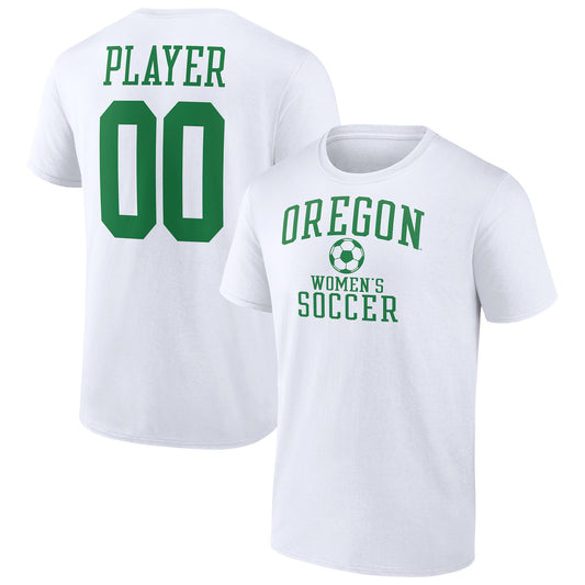 Men's  White Oregon Ducks Women's Soccer Pick-A-Player NIL Gameday Tradition T-Shirt