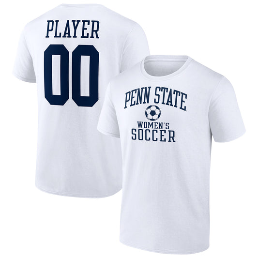 Men's  White Penn State Nittany Lions Women's Soccer Pick-A-Player NIL Gameday Tradition T-Shirt