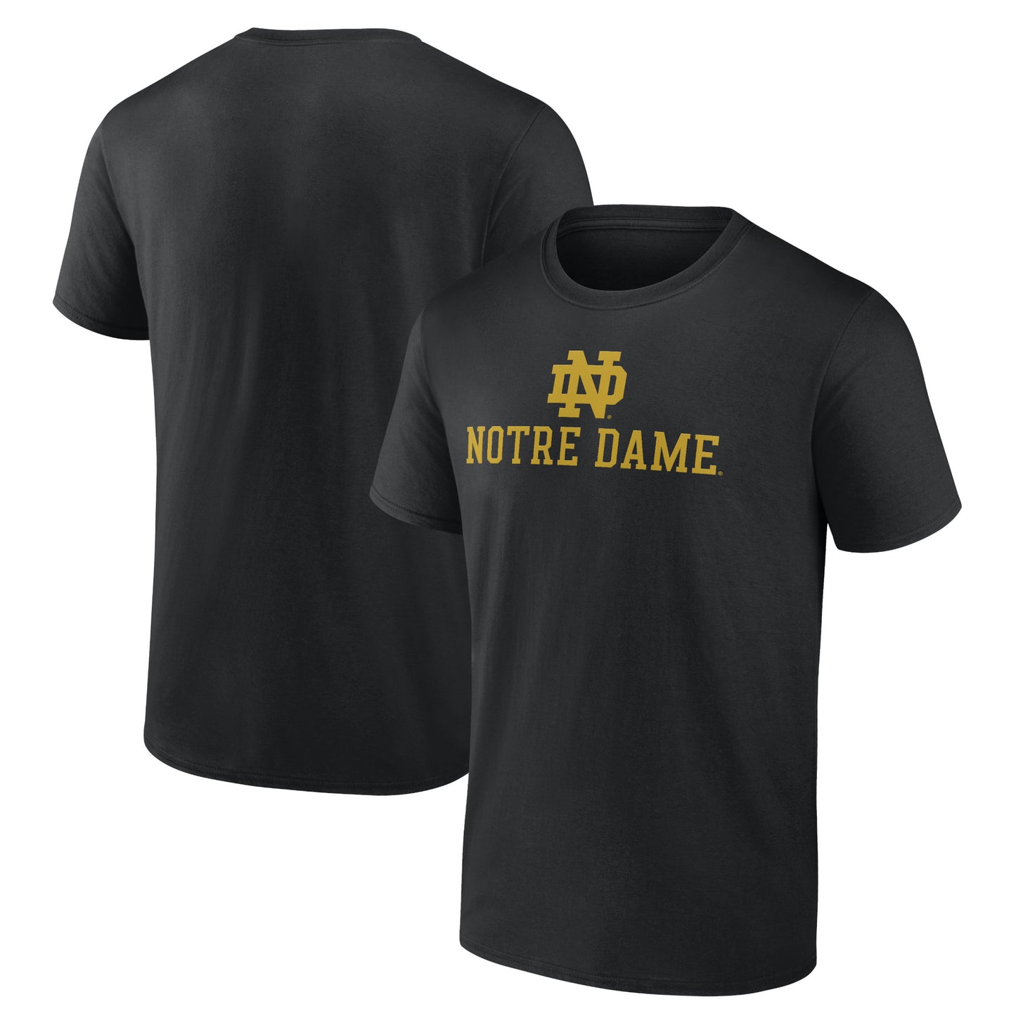 Men's Black Notre Dame Fighting Irish Lockup Team T-Shirt