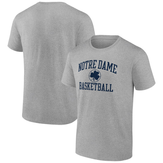 Men's Heather Gray Notre Dame Fighting Irish In Bounds Team T-Shirt