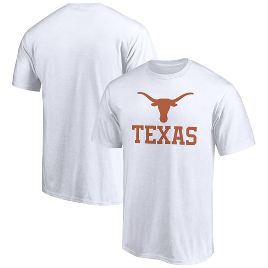 Men's White Texas Longhorns Lockup Team T-Shirt