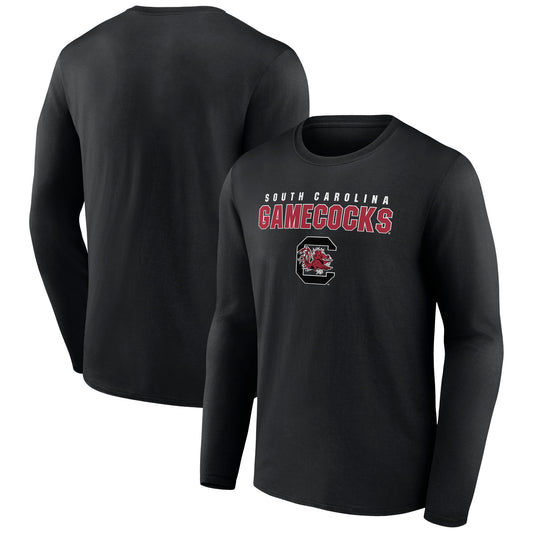 Men's Black South Carolina Gamecocks Lockup Team Long Sleeve T-Shirt