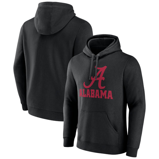 Men's Black Alabama Crimson Tide Lockup Team Pullover Hoodie