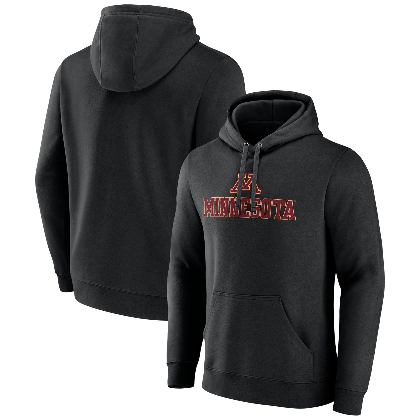 Men's Black Minnesota Golden Gophers Lockup Team Pullover Hoodie