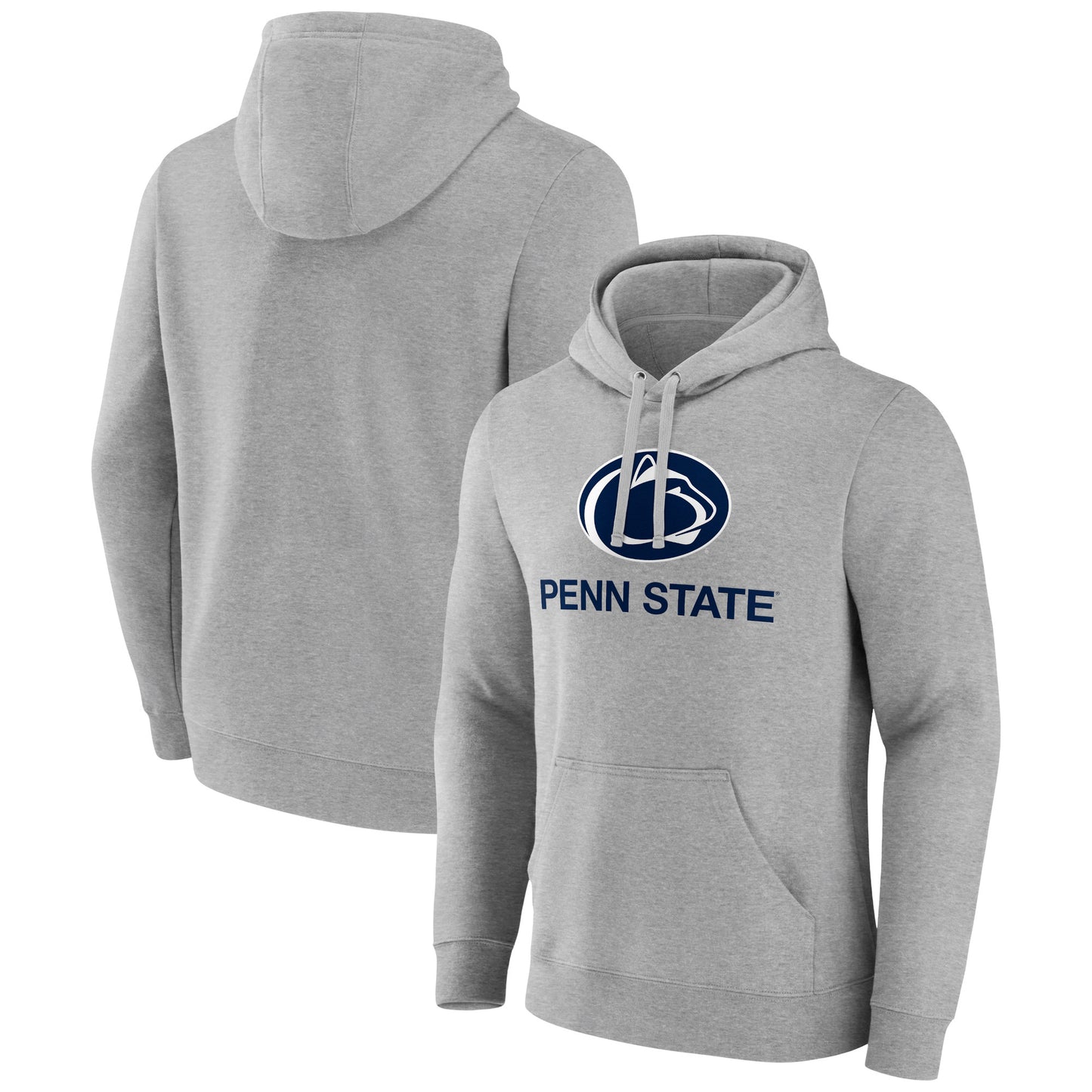 Men's Gray Penn State Nittany Lions Lockup Team Pullover Hoodie