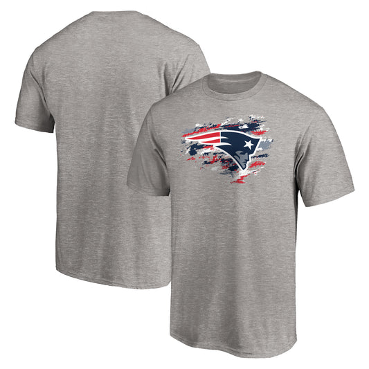 Men's Heather Gray New England Patriots True Color T-Shirt