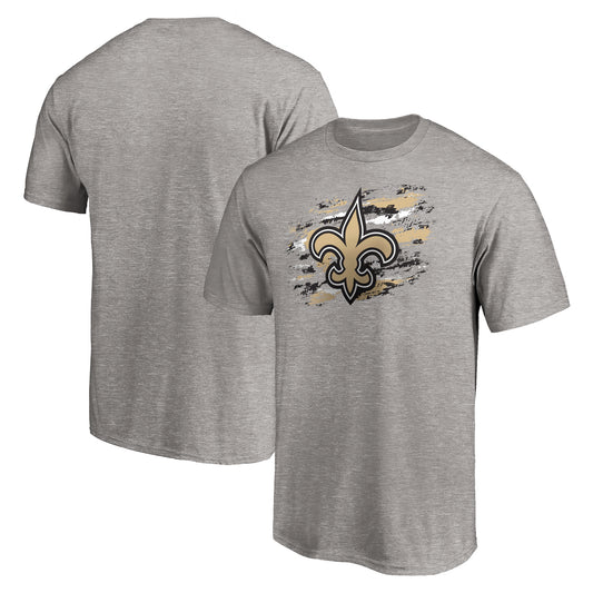 Men's Heather Gray New Orleans Saints True Color T-Shirt