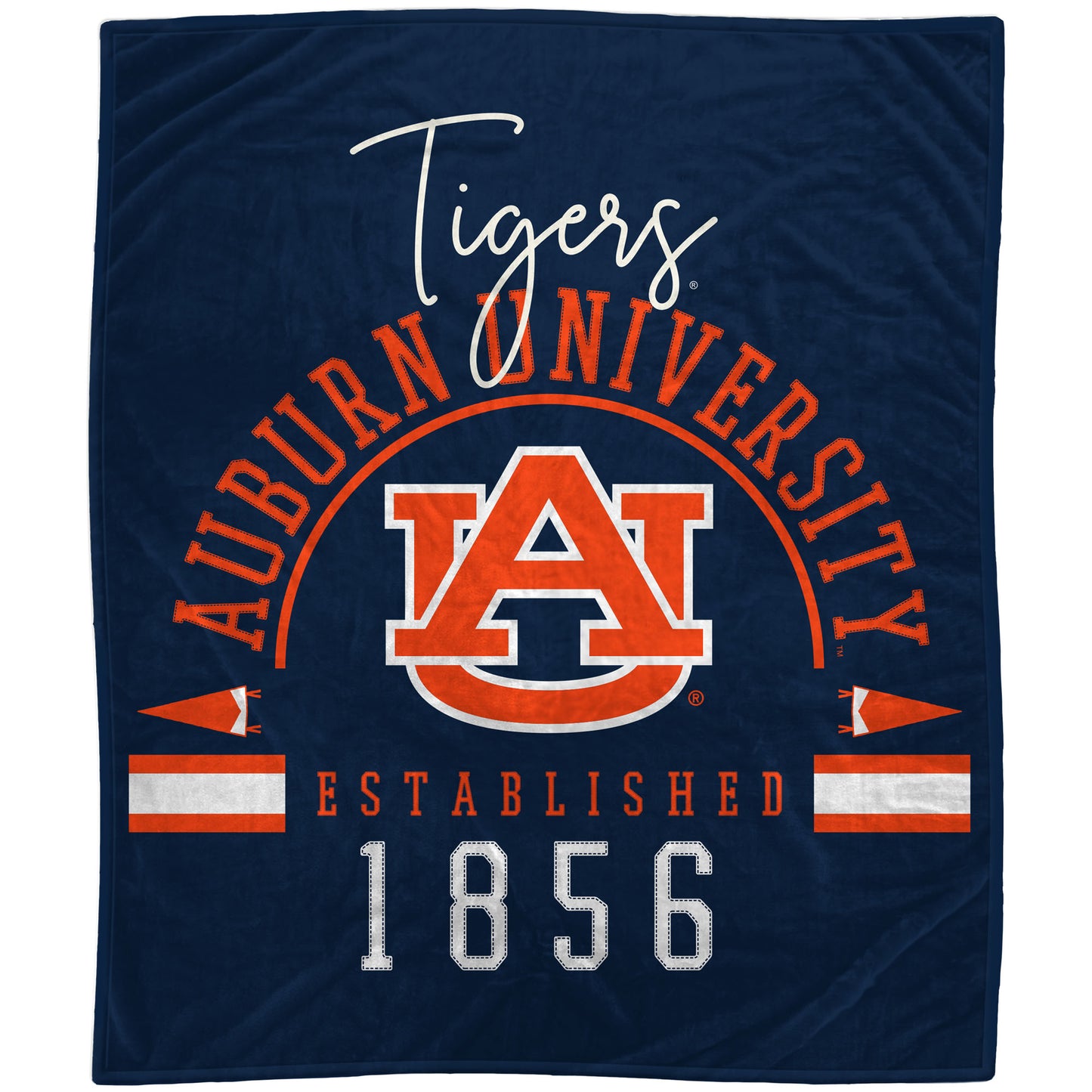 Auburn Tigers 60'' x 70'' Script Flannel Fleece Blanket