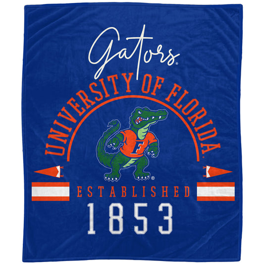 Florida Gators 60'' x 70'' Script Flannel Fleece Blanket