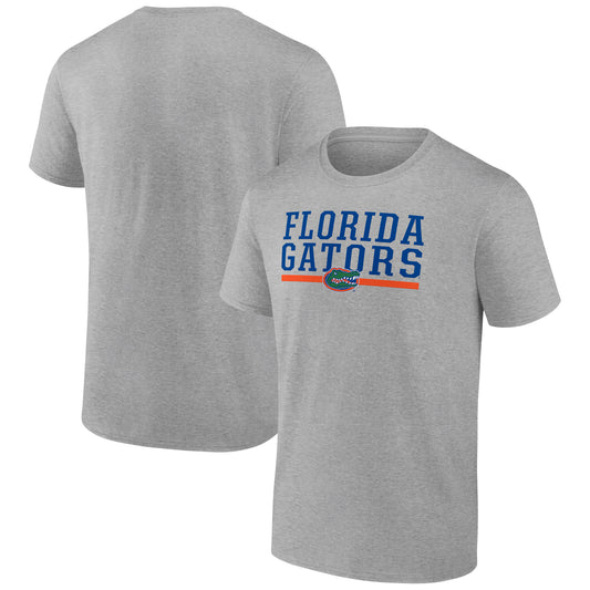 Men's Heather Gray Florida Gators Collegiate Stack T-Shirt