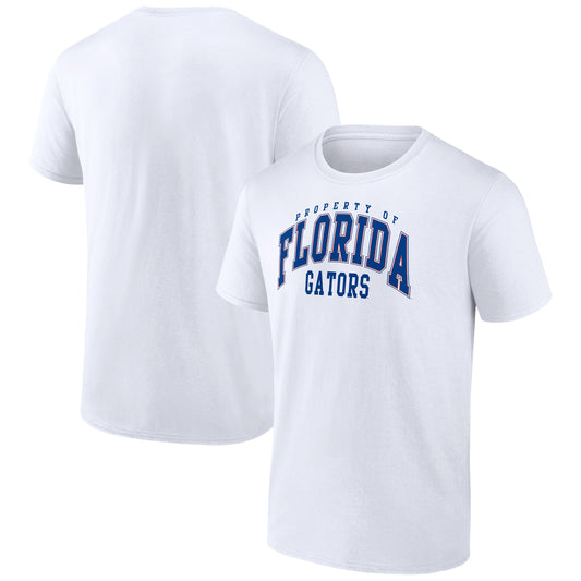 Men's White Florida Gators Property College T-Shirt