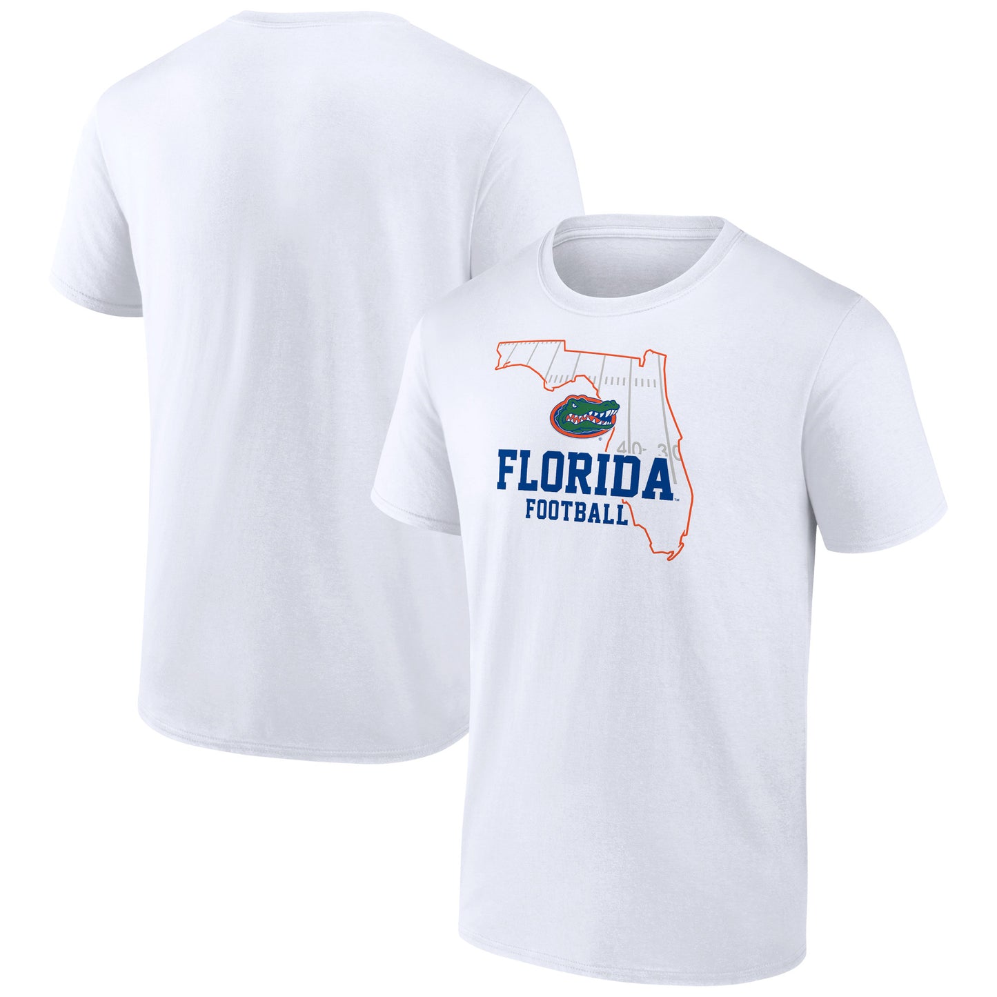 Men's White Florida Gators State Field T-Shirt