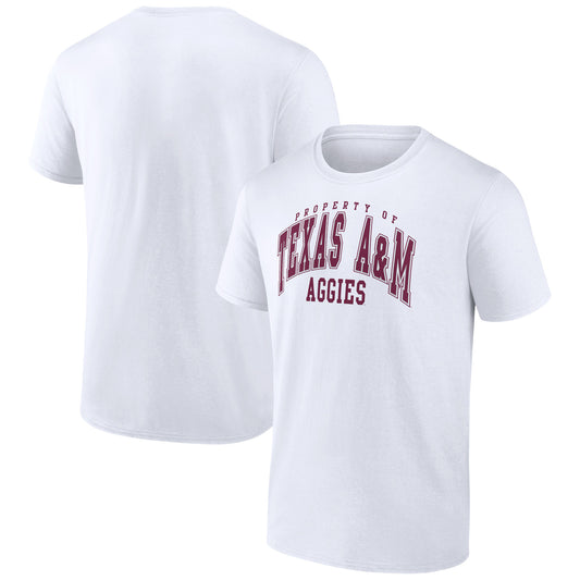 Men's White Texas A&M Aggies Property College T-Shirt