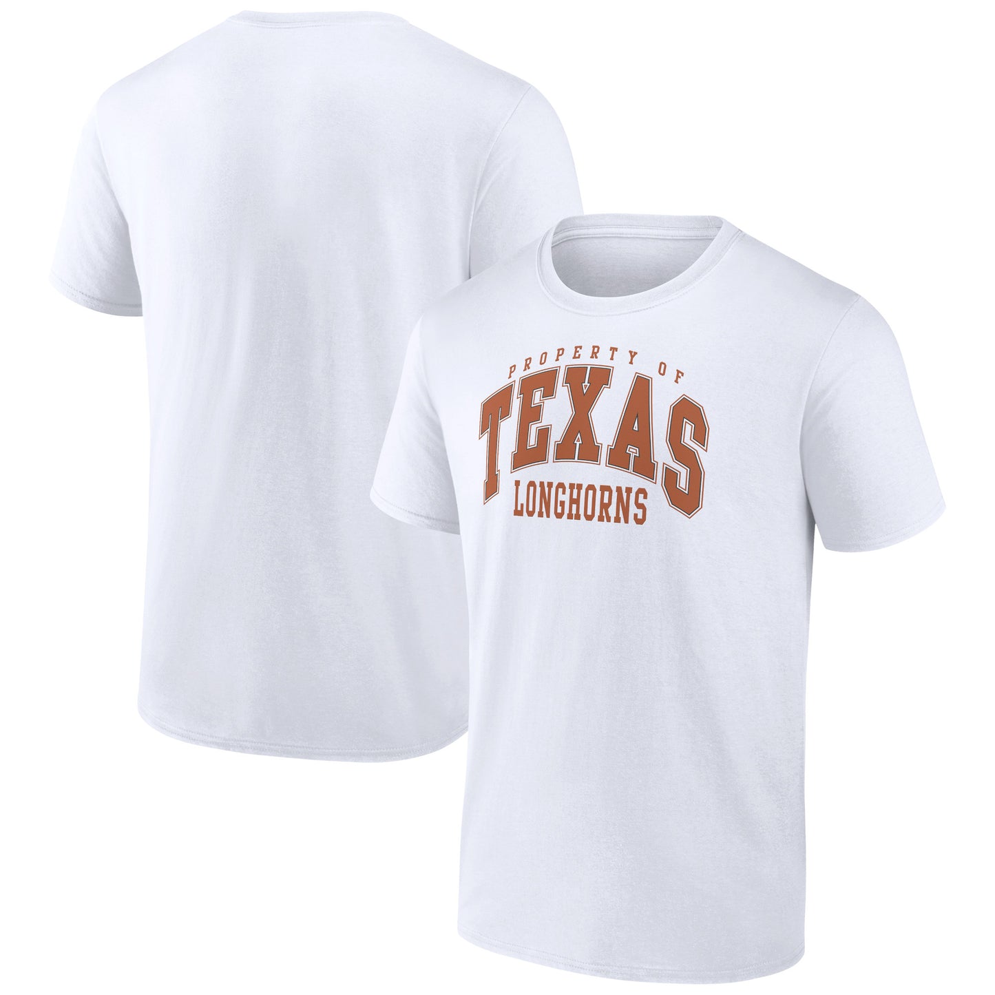 Men's White Texas Longhorns Property College T-Shirt