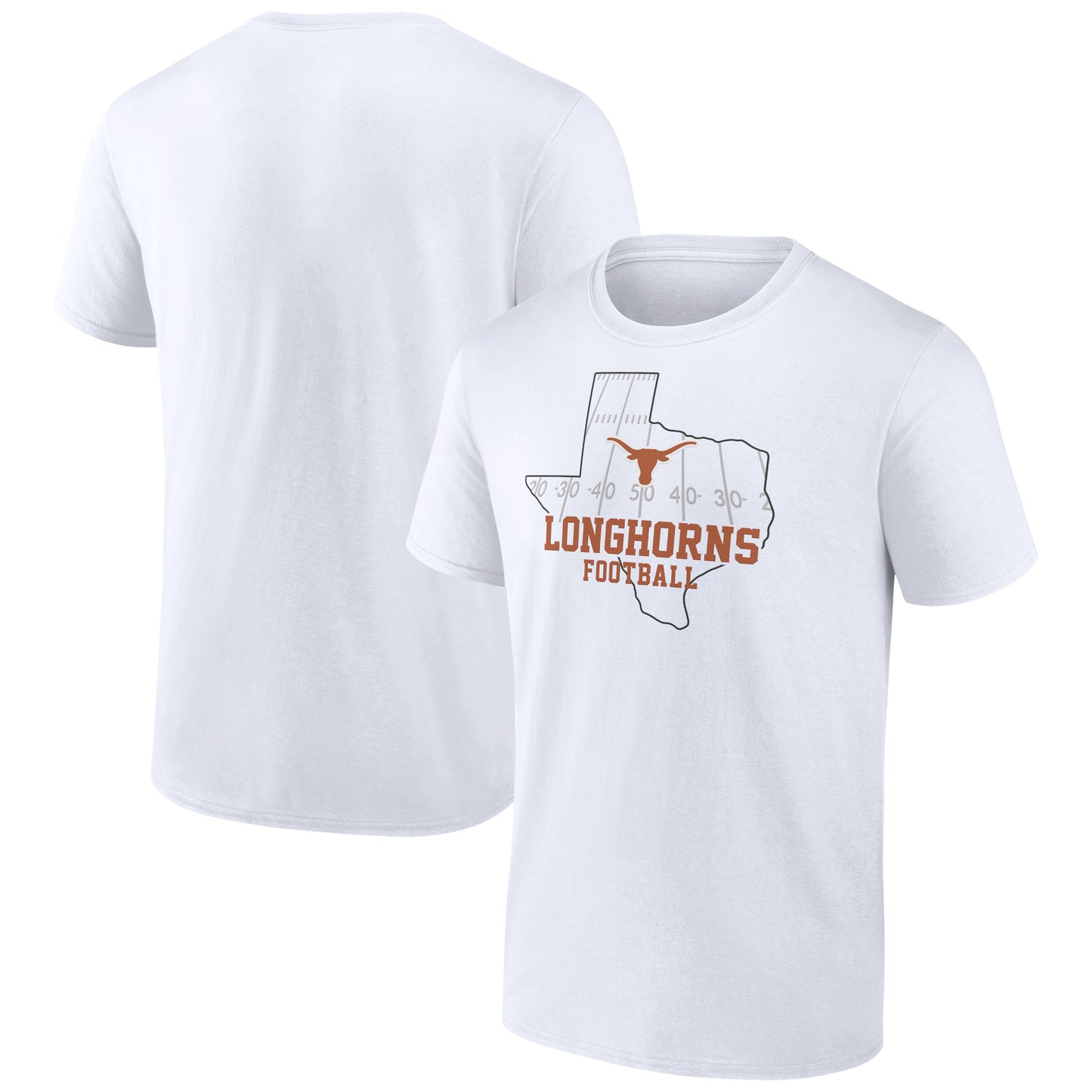 Men's White Texas Longhorns State Field T-Shirt