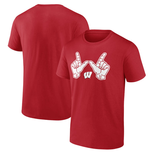 Men's Red Wisconsin Badgers Team Glory T-Shirt