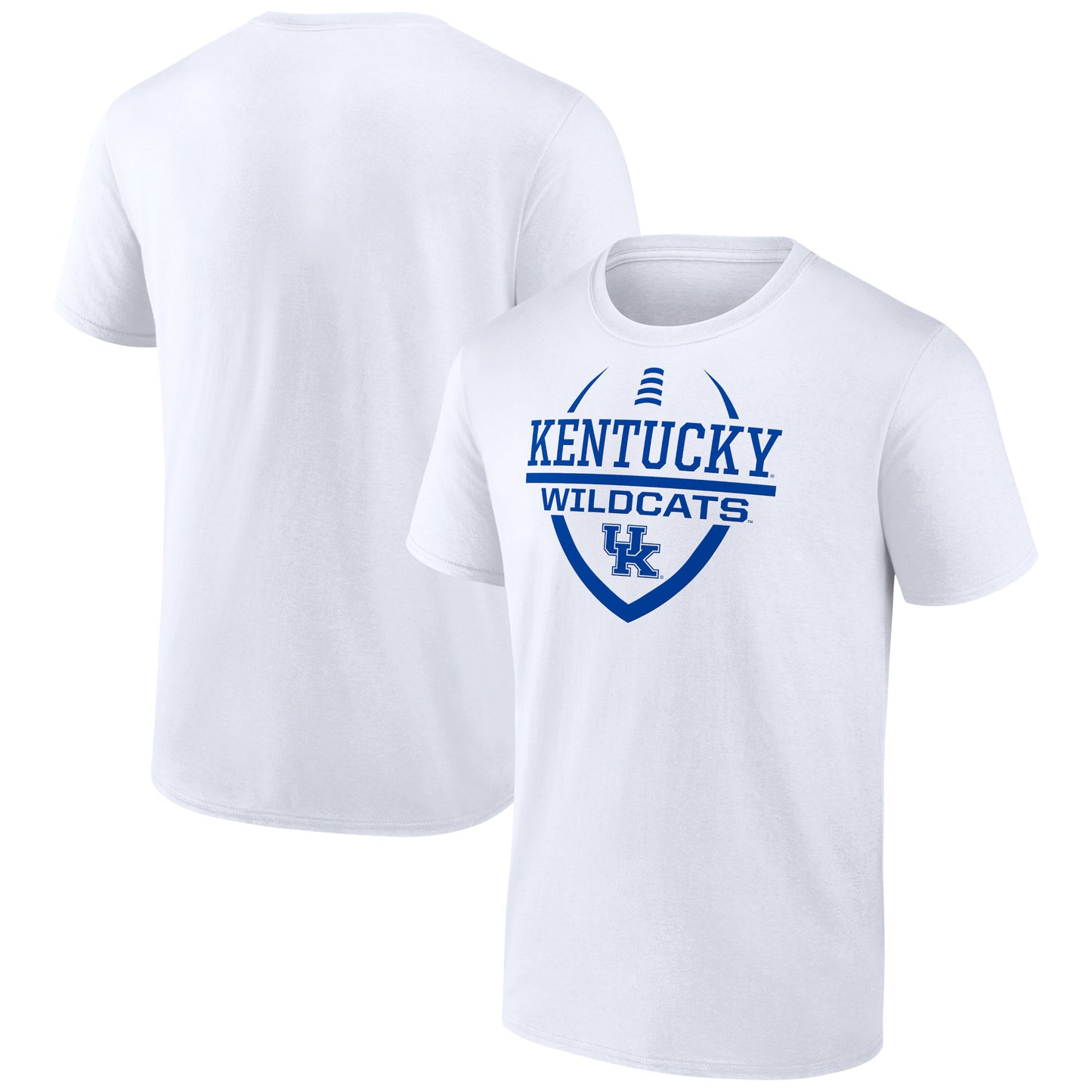 Men's White Kentucky Wildcats Football Fan T-Shirt