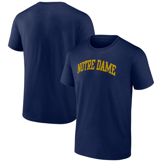 Men's Navy Notre Dame Fighting Irish Arch College T-Shirt