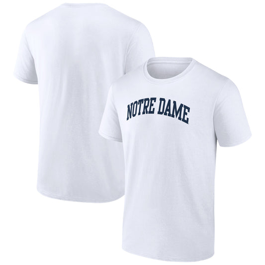 Men's White Notre Dame Fighting Irish Arch College T-Shirt