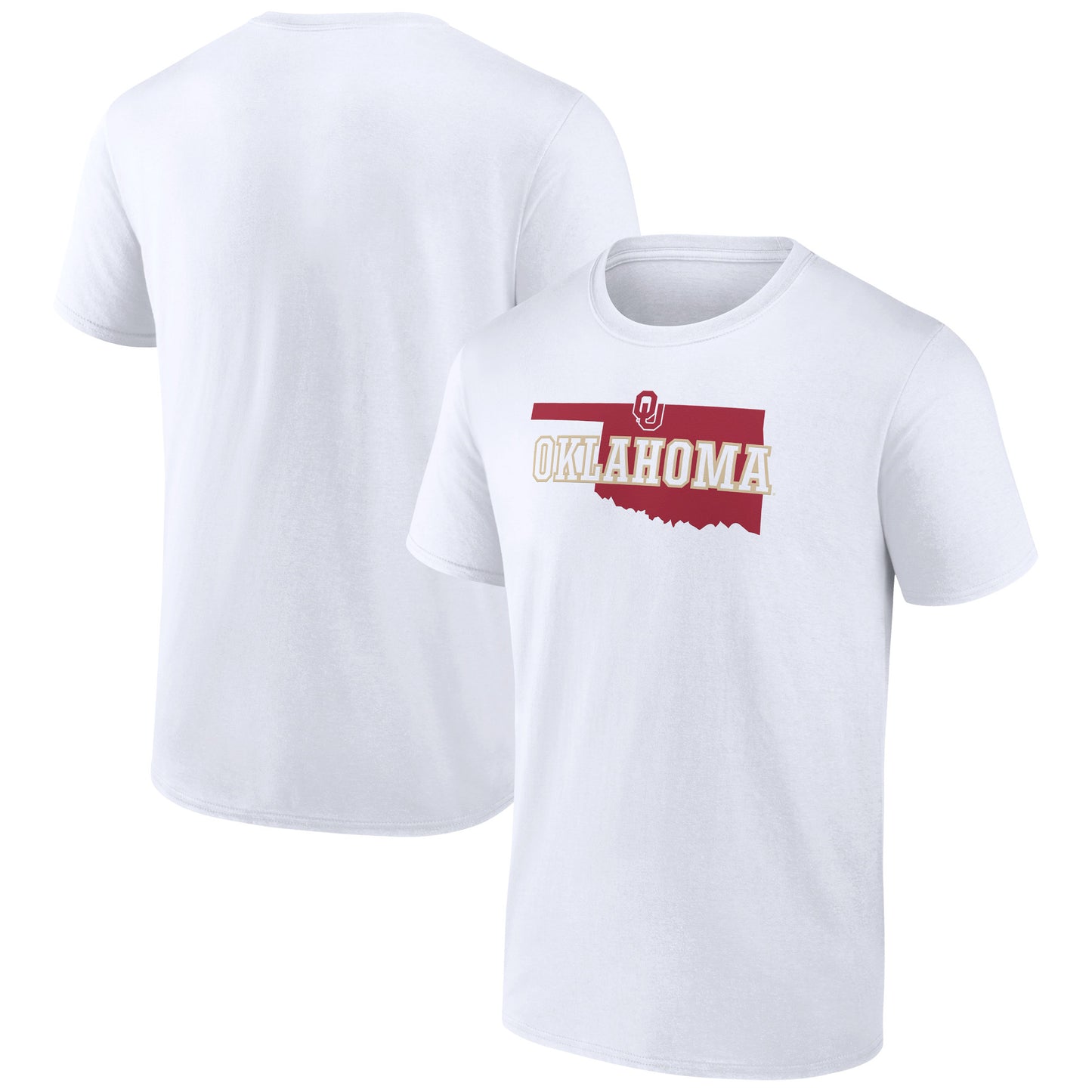 Men's White Oklahoma Sooners Home State T-Shirt