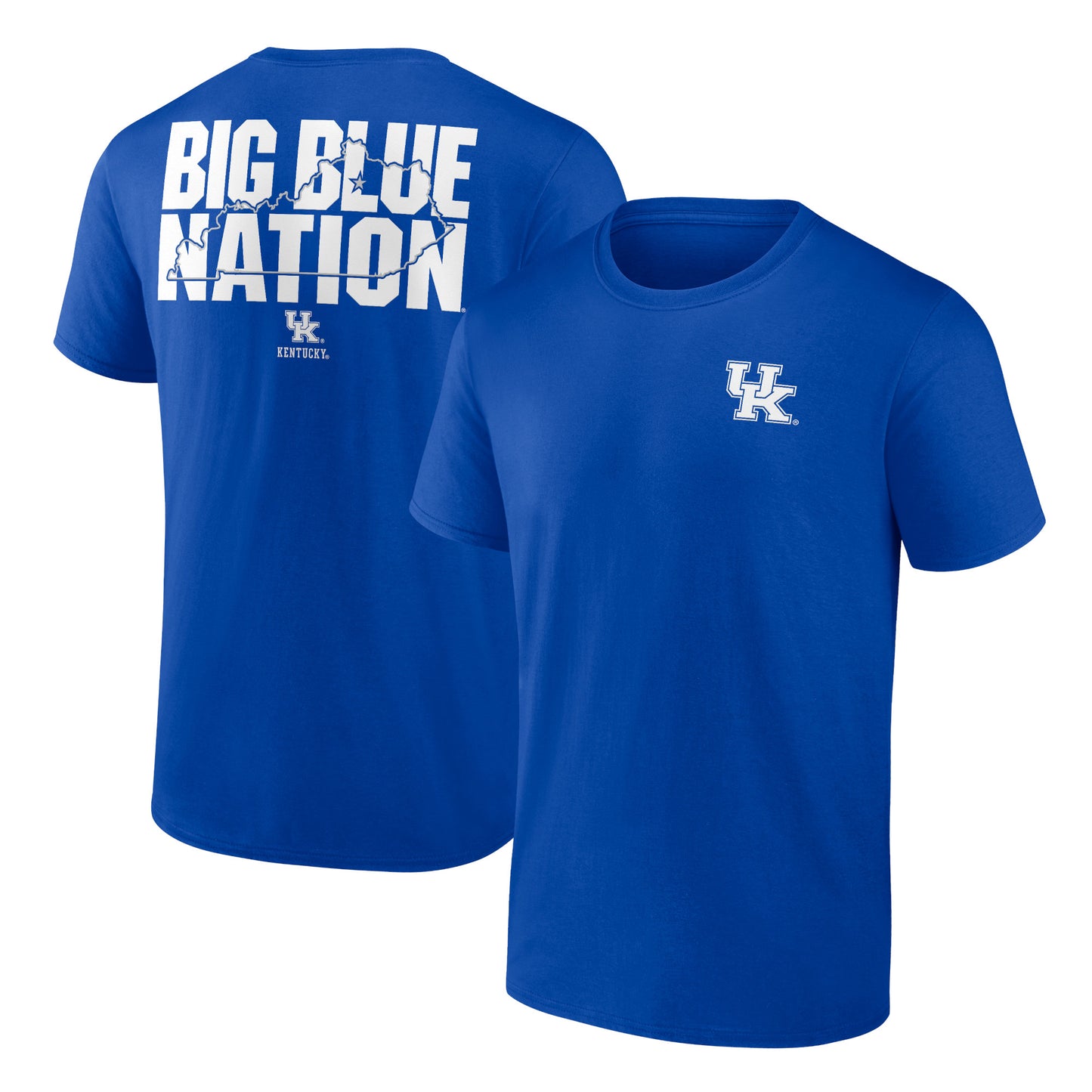 Men's Royal Kentucky Wildcats Student Section T-Shirt