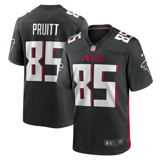 Men's Nike MyCole Pruitt Black Atlanta Falcons Game Player Jersey