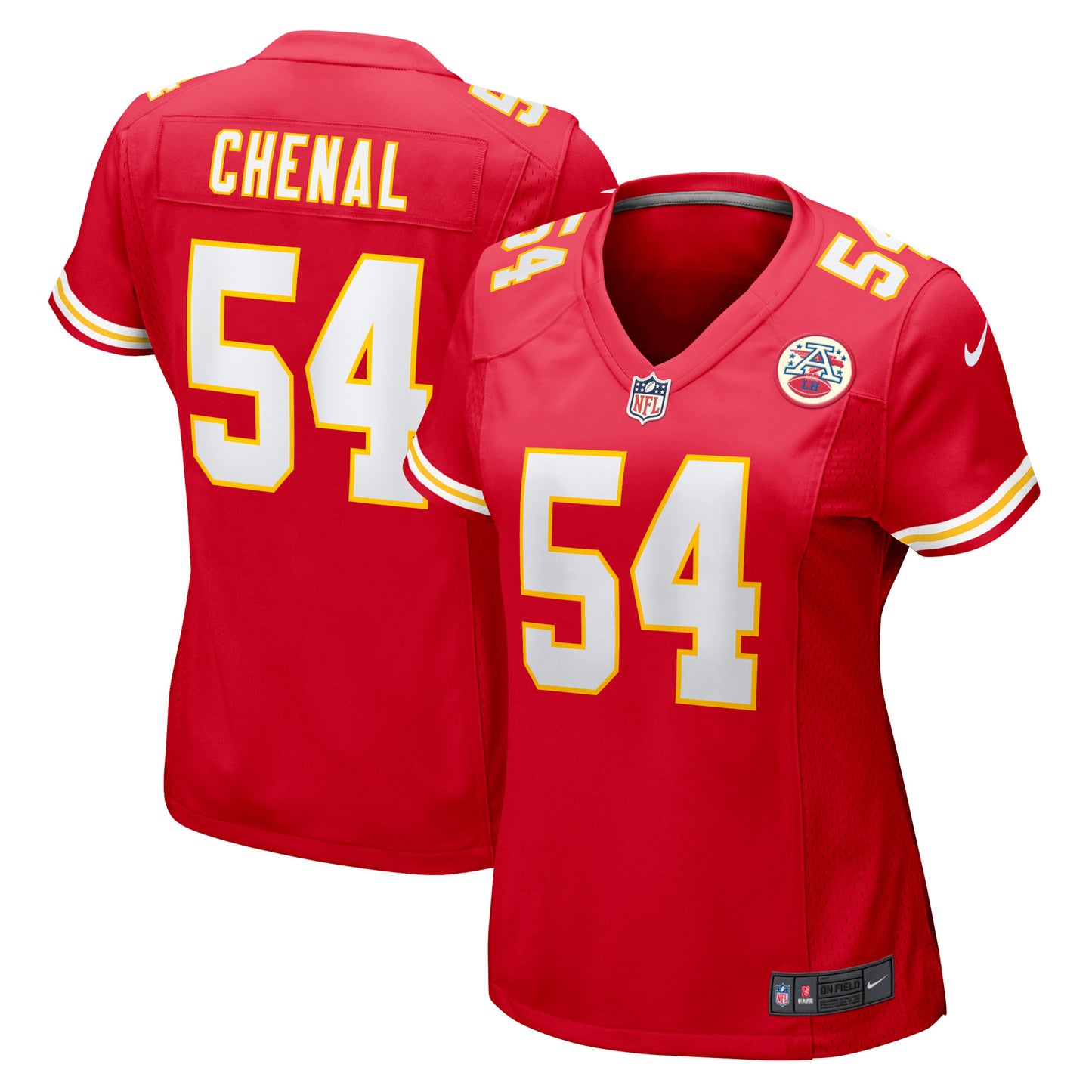 Women's Nike Leo Chenal Red Kansas City Chiefs Game Player Jersey