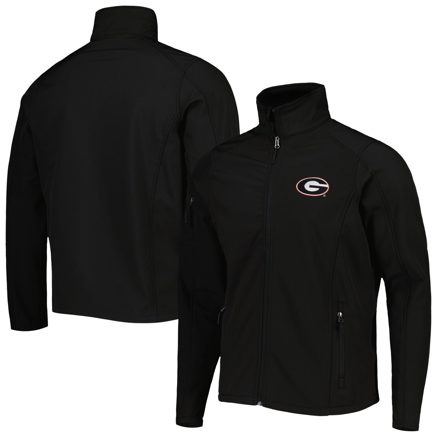 Men's Dunbrooke Black Georgia Bulldogs Sonoma Full-Zip Jacket