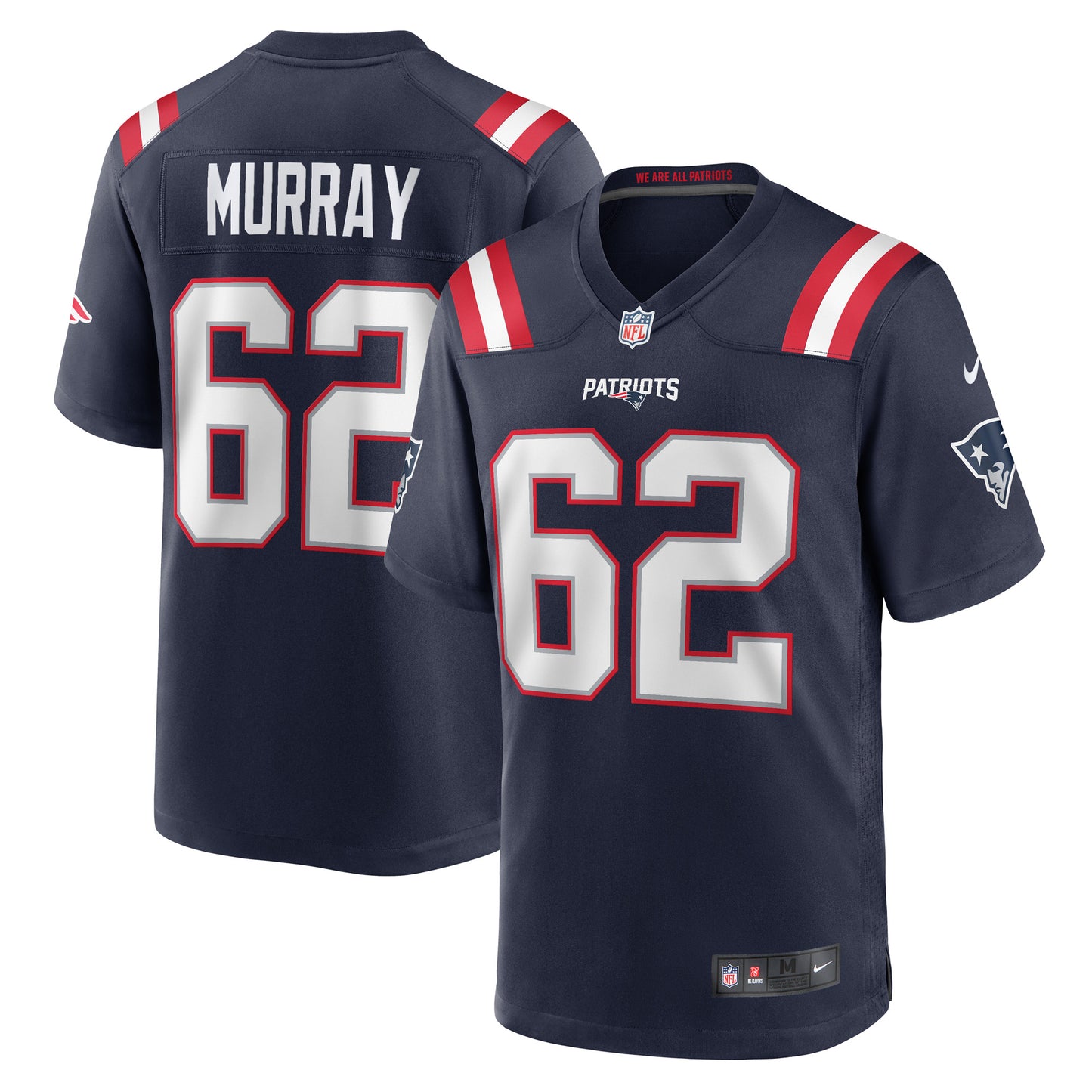 Men's Nike Bill Murray Navy New England Patriots Game Player Jersey