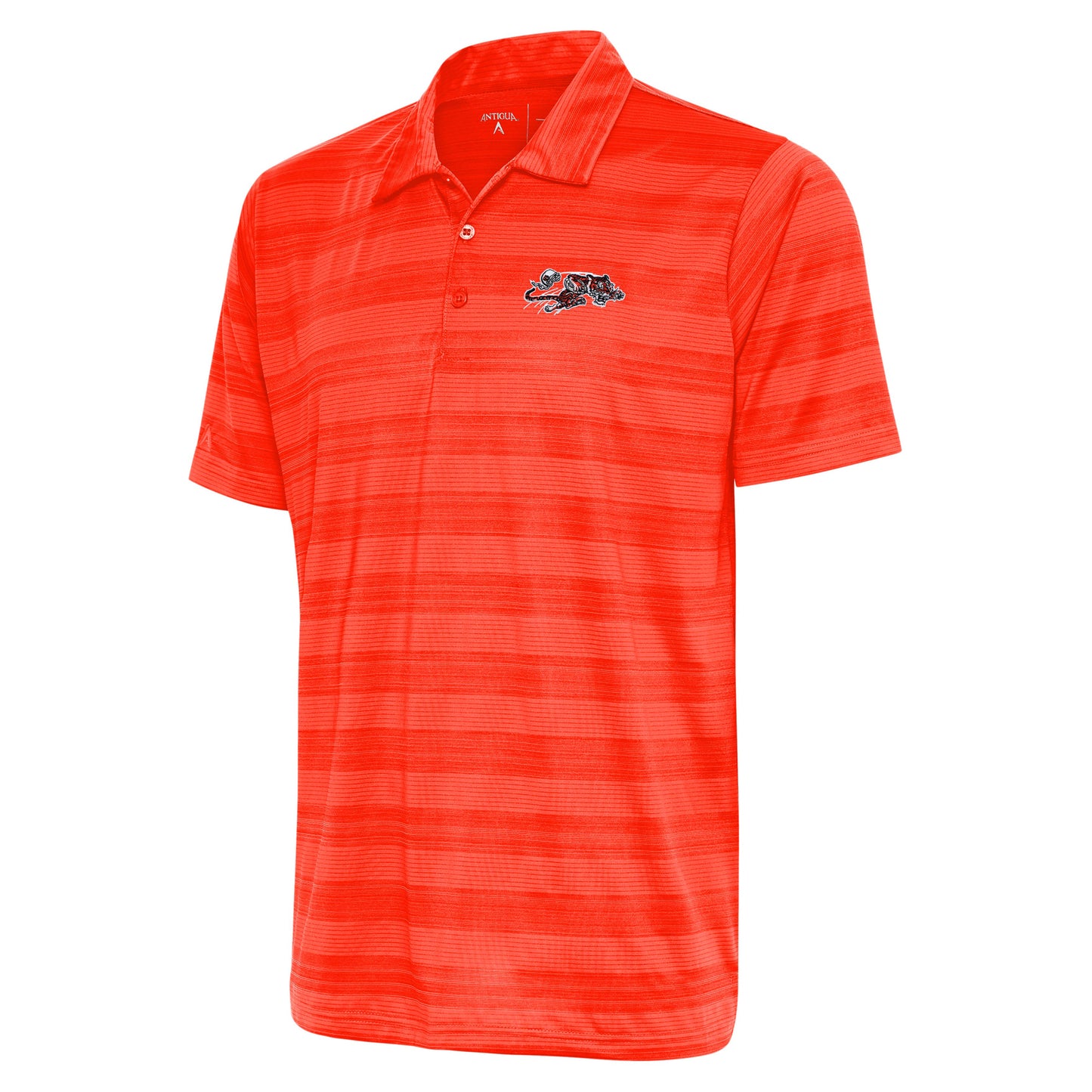 Men's Antigua Orange Cincinnati Bengals Team Logo Throwback Compass Polo