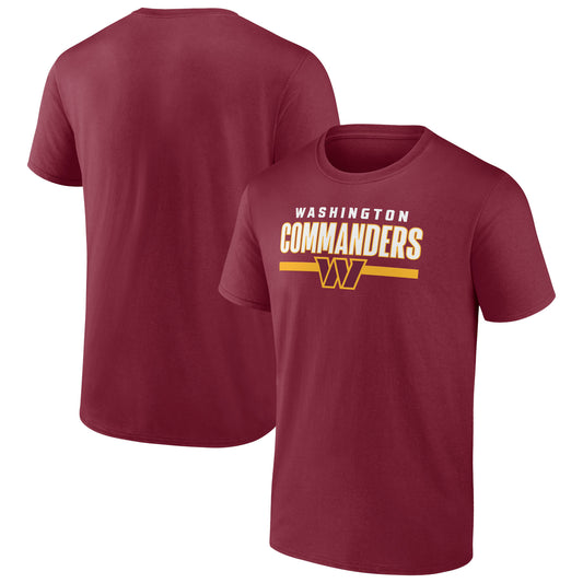 Men's Fanatics Burgundy Washington Commanders Big & Tall Speed & Agility T-Shirt