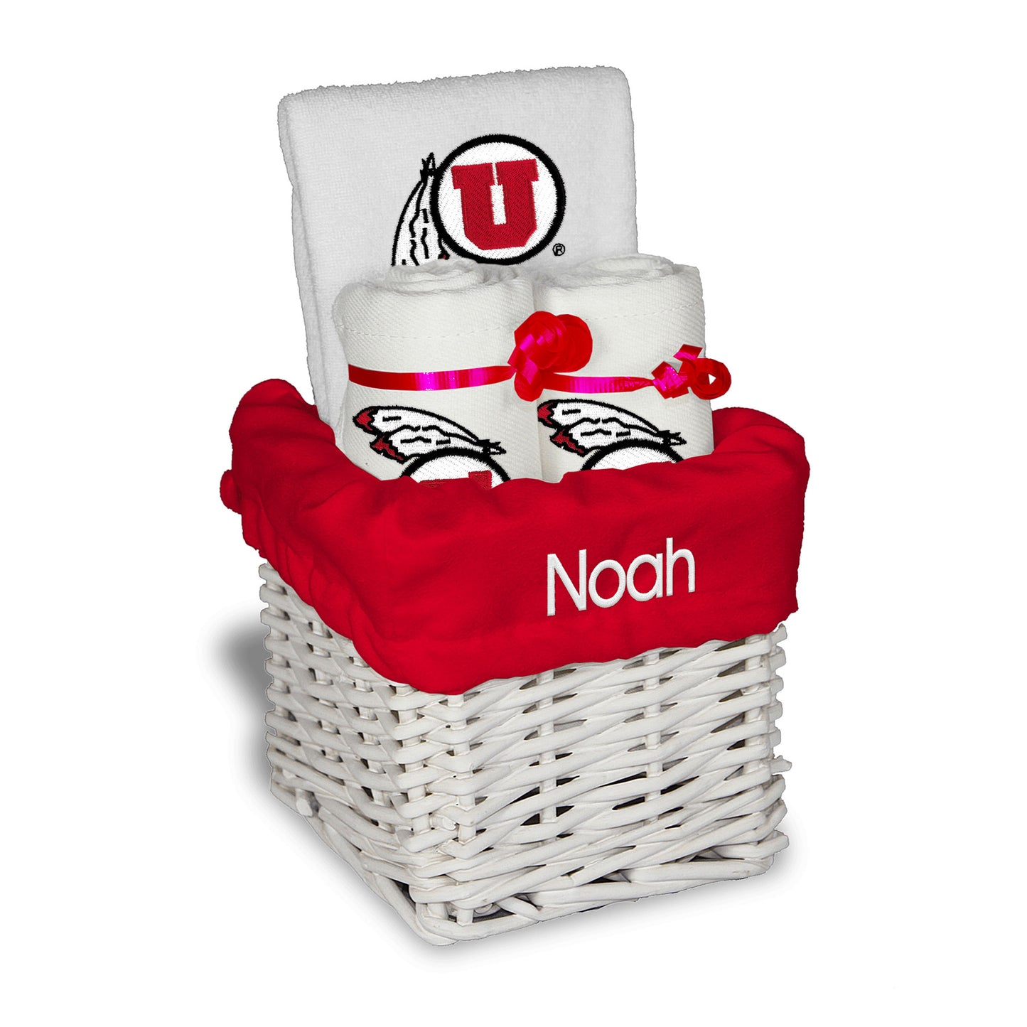 Infant Utah Utes Personalized Small Basket