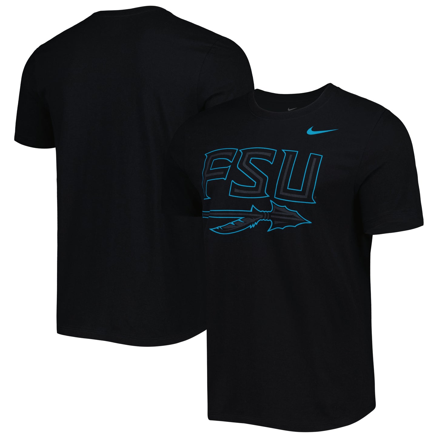 Men's Nike Black Florida State Seminoles Color Pop T-Shirt