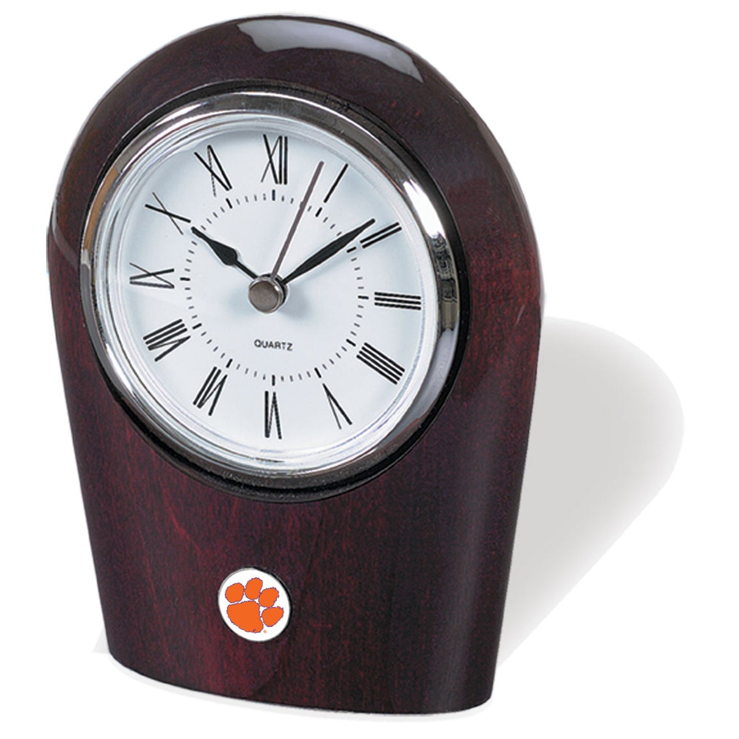 Clemson Tigers Team Logo Palm Clock