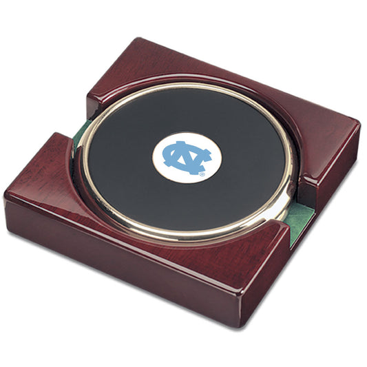 Gold North Carolina Tar Heels Team Logo 2-Piece Coaster Set