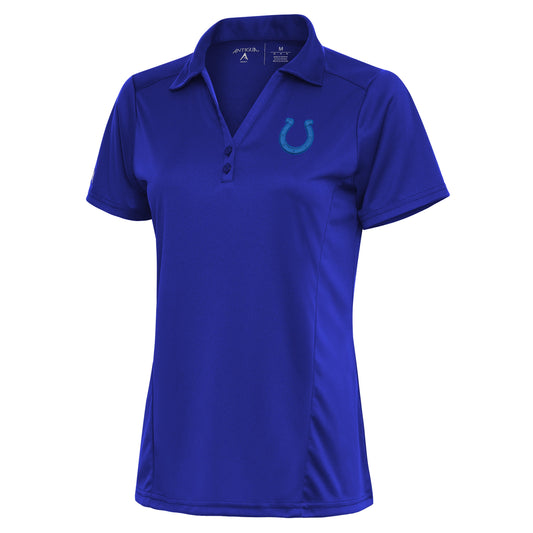 Women's Antigua Royal Indianapolis Colts Tonal Logo Tribute Polo