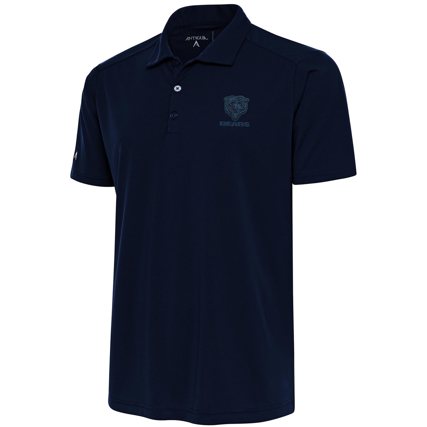 Men's Antigua Navy Chicago Bears Tonal Logo Tribute Big & Tall Polo