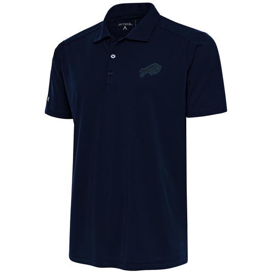 Men's Antigua Navy Buffalo Bills Tonal Logo Tribute Polo