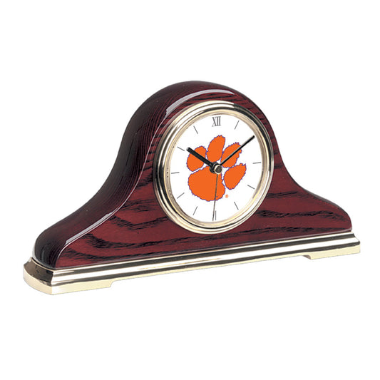 Gold Clemson Tigers Mantle Clock