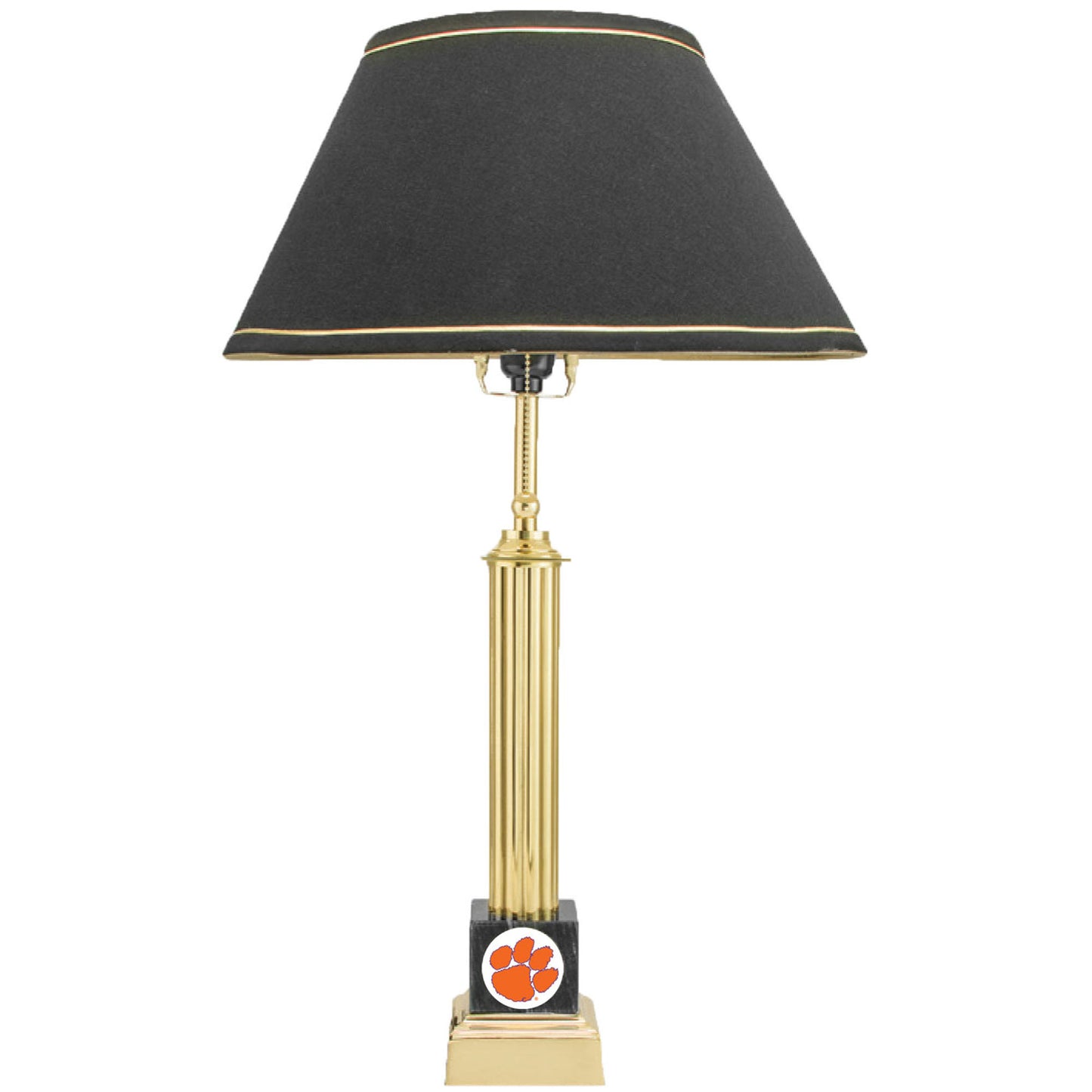 Gold Clemson Tigers Logo Alumni Lamp